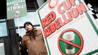 Photo of More than 1,000 Starbucks workers strike at 65 stores on Red Cup Day